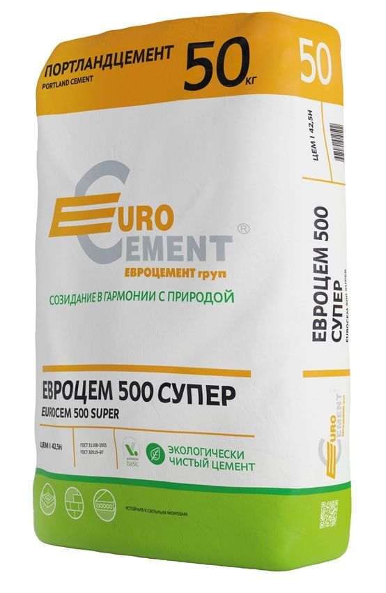 Цемент М500 Eurocement в мешках