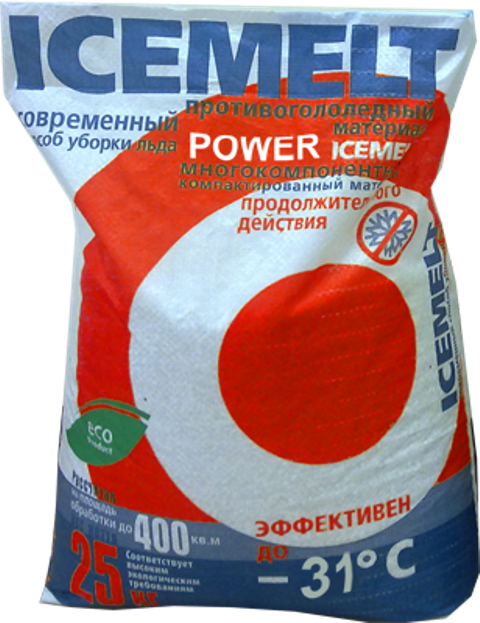 Icemelt Power (Айсмелт), 25 кг. Антигололёдный реагент